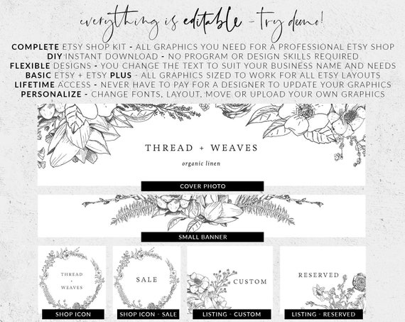 Spring Pastel Etsy Shop Banner Set Pastel Rainbow Damask Premade Etsy Banner Set Premade Etsy Kit 186102111 Etsy Banner Set
