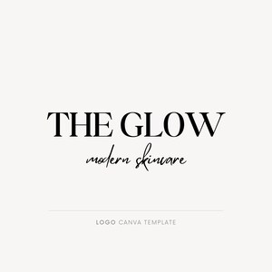 Logo design, Canva template logo, Feminine logo template, Minimalist logo, Elegant logo, Beauty business logo, Luxury branding, DIY logo
