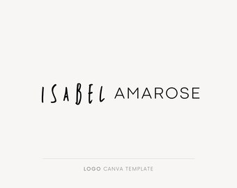 Canva template logo, Logo template, Logo designer, Minimalist logo, Creative business branding, DIY artist logo, Mixed fonts, Whimsical