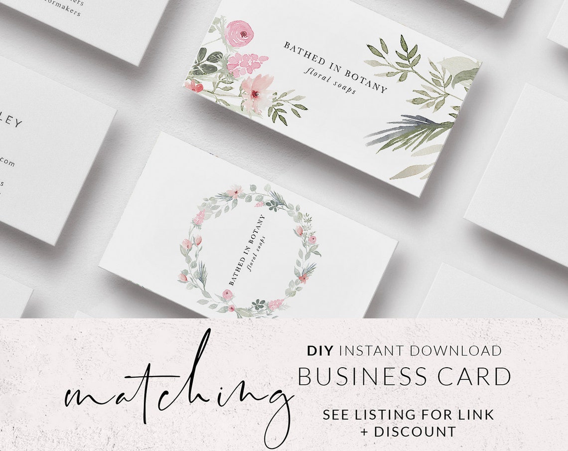 Floral Facebook Cover Template DIY Facebook Banner Instagram Etsy