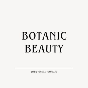 Typography logo design, Canva logo template, Modern logo, Minimalist logo, Elegant logo, Boutique business logo, Luxury branding, DIY logo