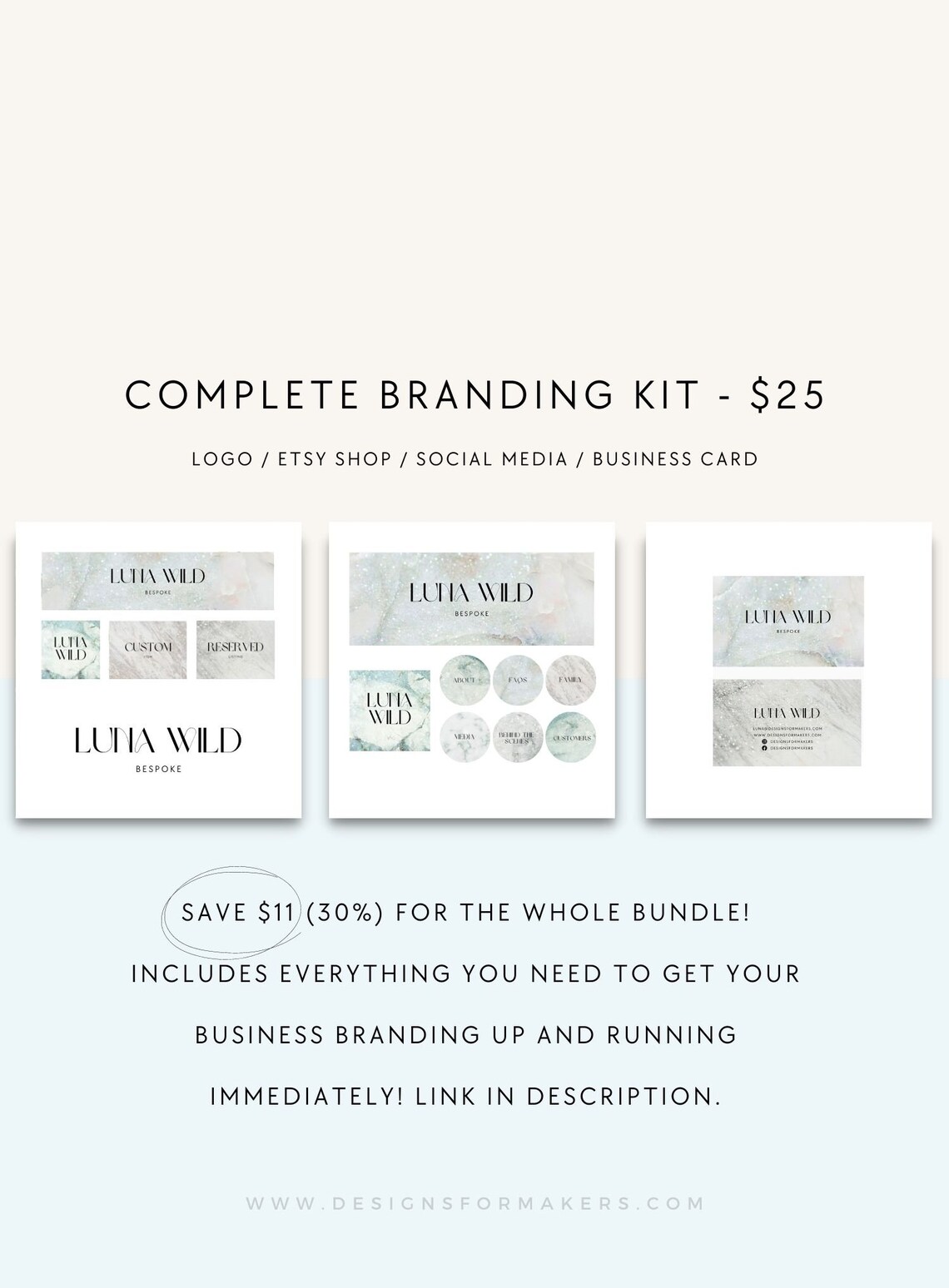 Social Media Branding Kit Canva, Social Media Templates, Facebook Cover ...