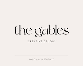 Logo design, Canva template, Logo template, Minimalist logo, Elegant logo, Business logo, Typography logo, Lifestyle brand, Watermark logo