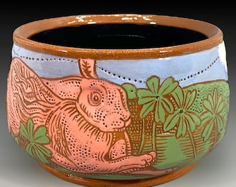 Hare among the Mayflowers Bowl