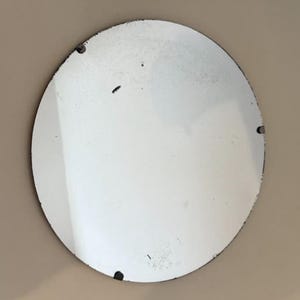 Vintage Circular Mirror - Round Midcentury Modern Mirror