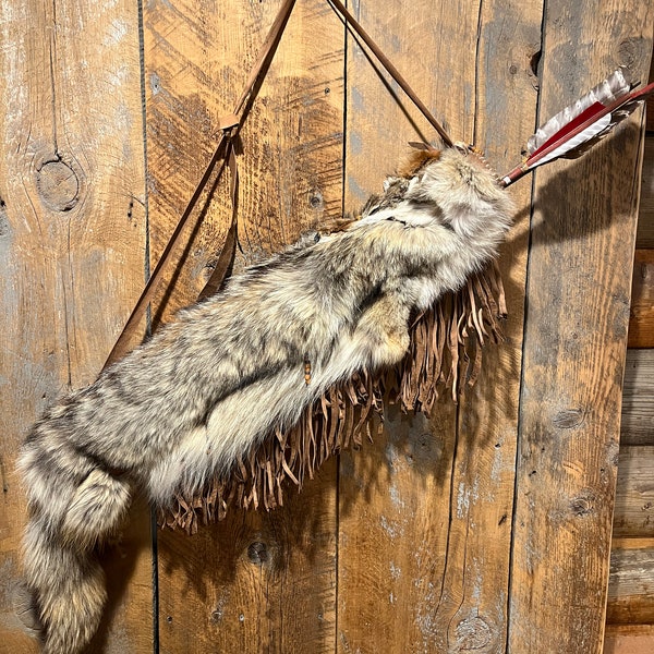 Coyote Arrow Quiver with Fringes