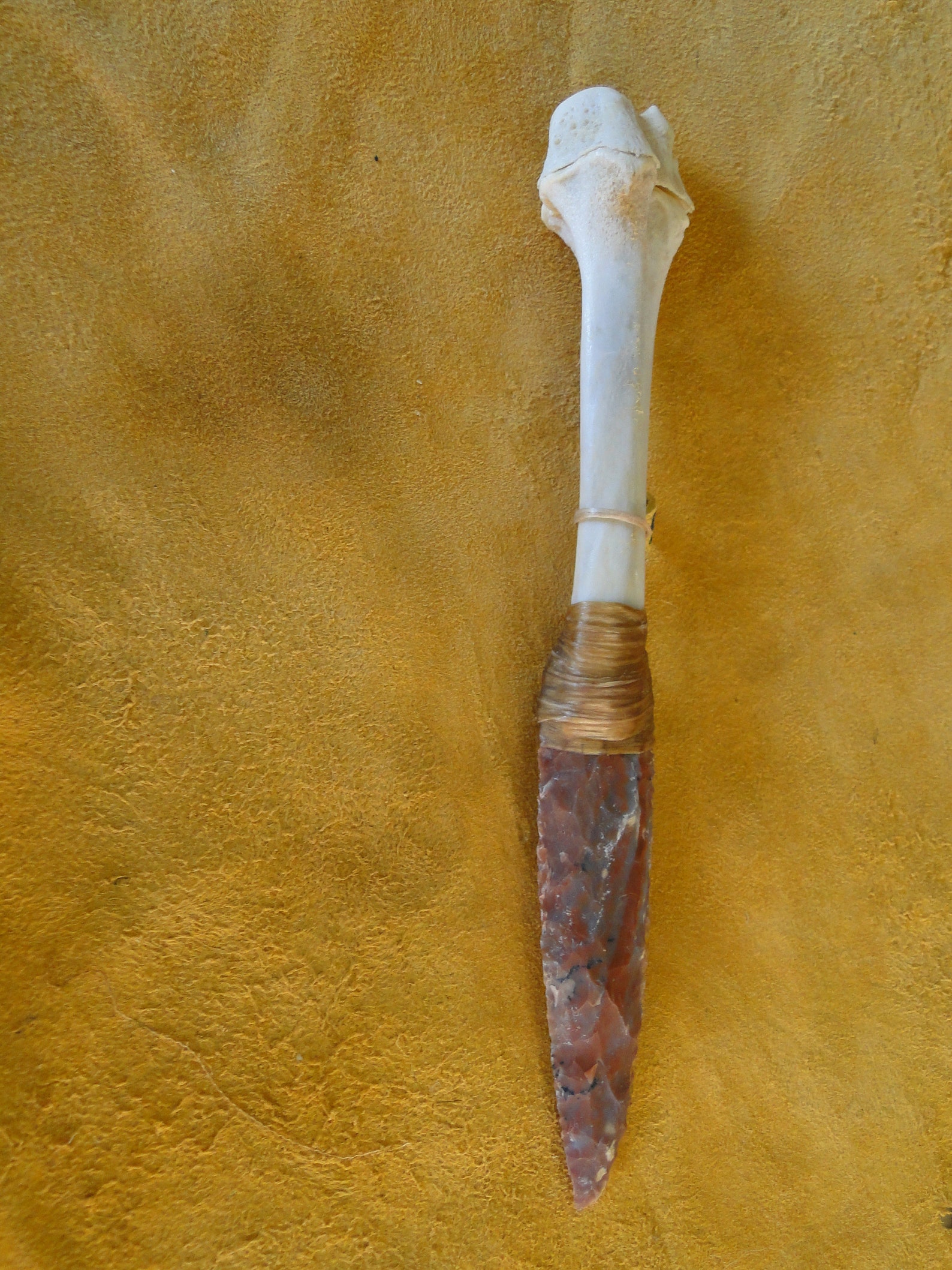 Flint head Deer Bone Handle Knife | Etsy