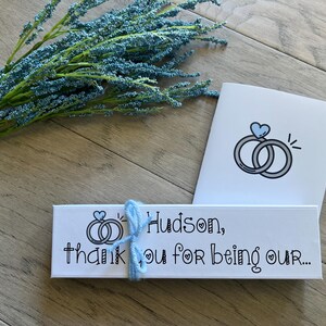 Wedding Reception Gift for Ring Bearer or Ring Security Thank You Crayons Gift with Mini coloring book from CrayonsRecycled image 4