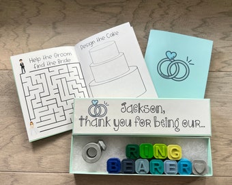 Ring Bearer Thank You Gift or Ring Security Thank You Gift Wedding Crayons from CrayonsRecycled