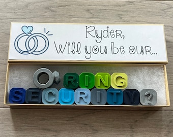 Ring Security Gift, Ring Security Thank You Gift, Ring Security Wedding Proposal, Wedding Party Gift, Wedding Reception Gift