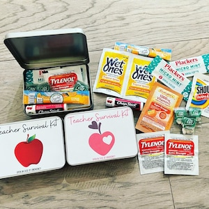 Teacher Appreciation Gift, Teacher Emergency Kit, Teacher Survival Kit, Teacher Christmas Gift, Teacher Back to School Gift