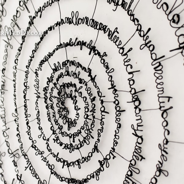 Wire Writing Etsy