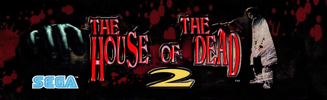 dakabito 2タイトル House of the Dead 2 Sega Arcade Marquee for Header/backlit Sign - Etsy
