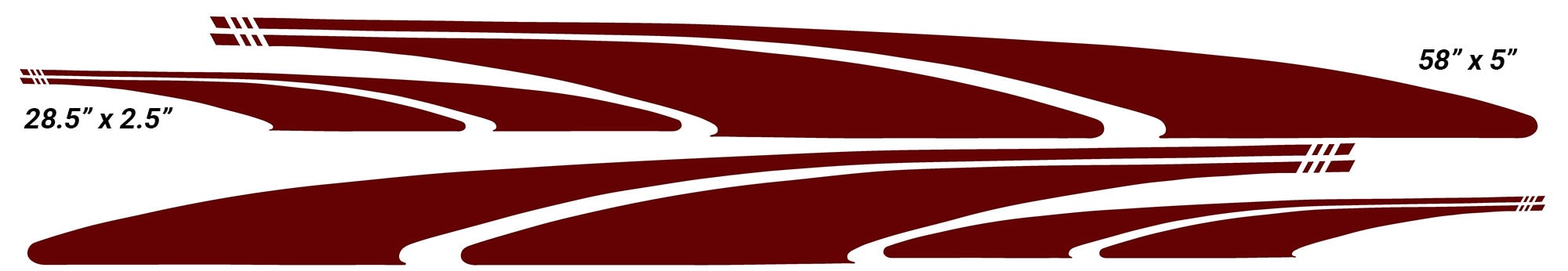 4 RV Trailer Boat Motorcoach Graphics Decals -707-4 - Etsy