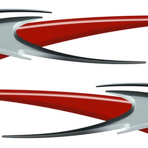 2 RV Camper Trailer Boat Decals Graphics 72&quot; x 9&quot;-961