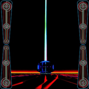 Arcade1up Tron Arcade Cabinet Kickplate Graphic Decal Sticker