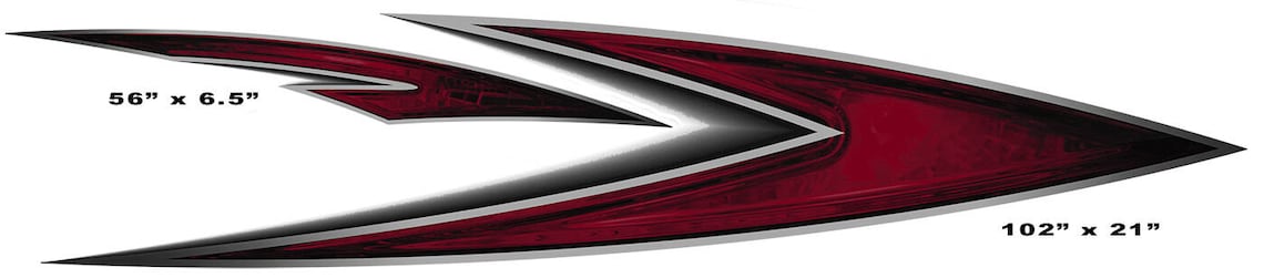 RV, Trailer, Camper, Motorhome Large Vinyl Decals/graphics Kit K ...