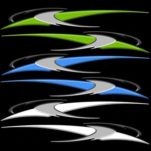 2 RV Trailer Truck Boat Accent Stripe Decals Graphics Color Choice