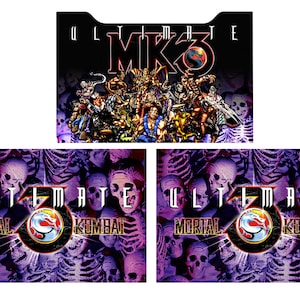 Custom Arcade 1up Cabinet Riser Graphics Decals Stickers