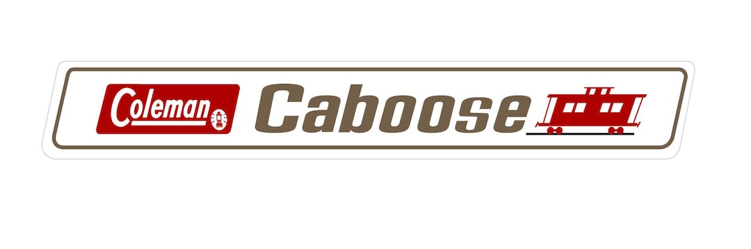 1 Rv Trailer Camper Coleman Caboose Logo Graphic Decal -3144 - Etsy
