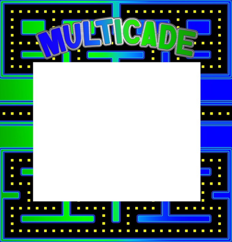 Multicade Arcade Monitor Bezel Sticker Decal - Etsy