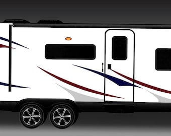 RV Trailer Camper Jayco Jay Flight Large Decals/Graphics Kit