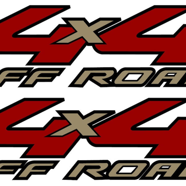 2 4x4 Off Road Bed Decals Stickers Ford Chevy Dodge Truck T-44-3