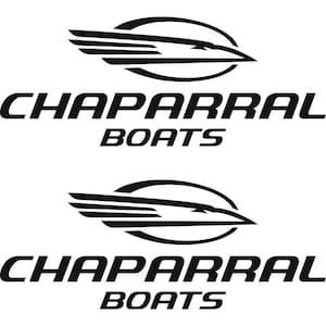 2 Chaparral Boat Trailer Logo Graphics Decals -45