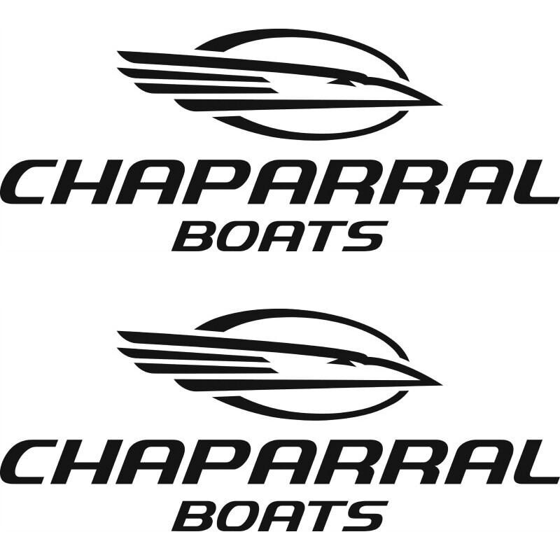 2 Chaparral Boat Trailer Logo Graphics Decals 45