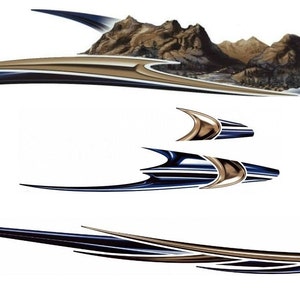 RV, Trailer, Camper, Motorhome Large Vinyl Decals/Graphics Kit-K-0006