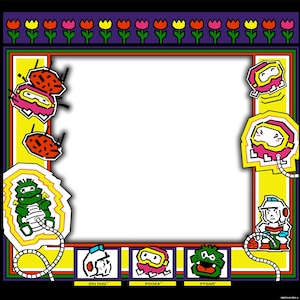 Dig Dug Arcade Monitor Bezel Sticker Decal - Etsy