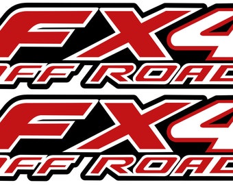 Pair 4x4 FX4 Off Road Bed Decals Stickers T-13-5
