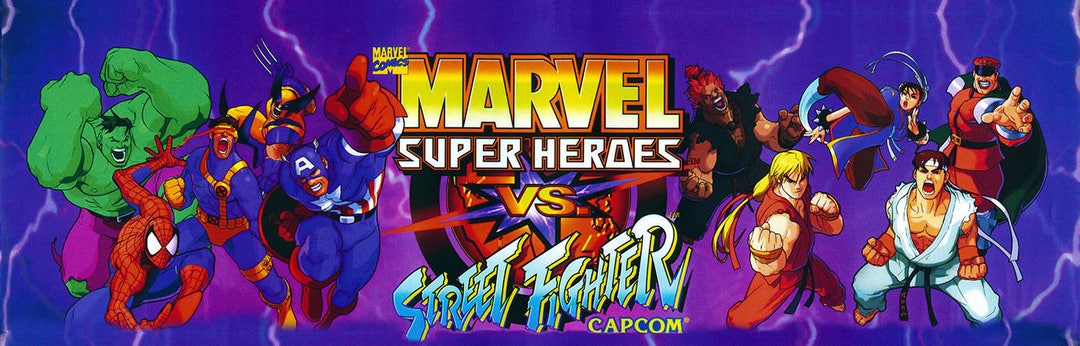 VideoGameArt&Tidbits on X: Marvel Super Heroes vs. Street Fighter - arcade  ad.  / X