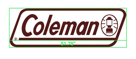 1 RV Trailer Camper Dutchmen Coleman Logo Graphic Decal -902-4