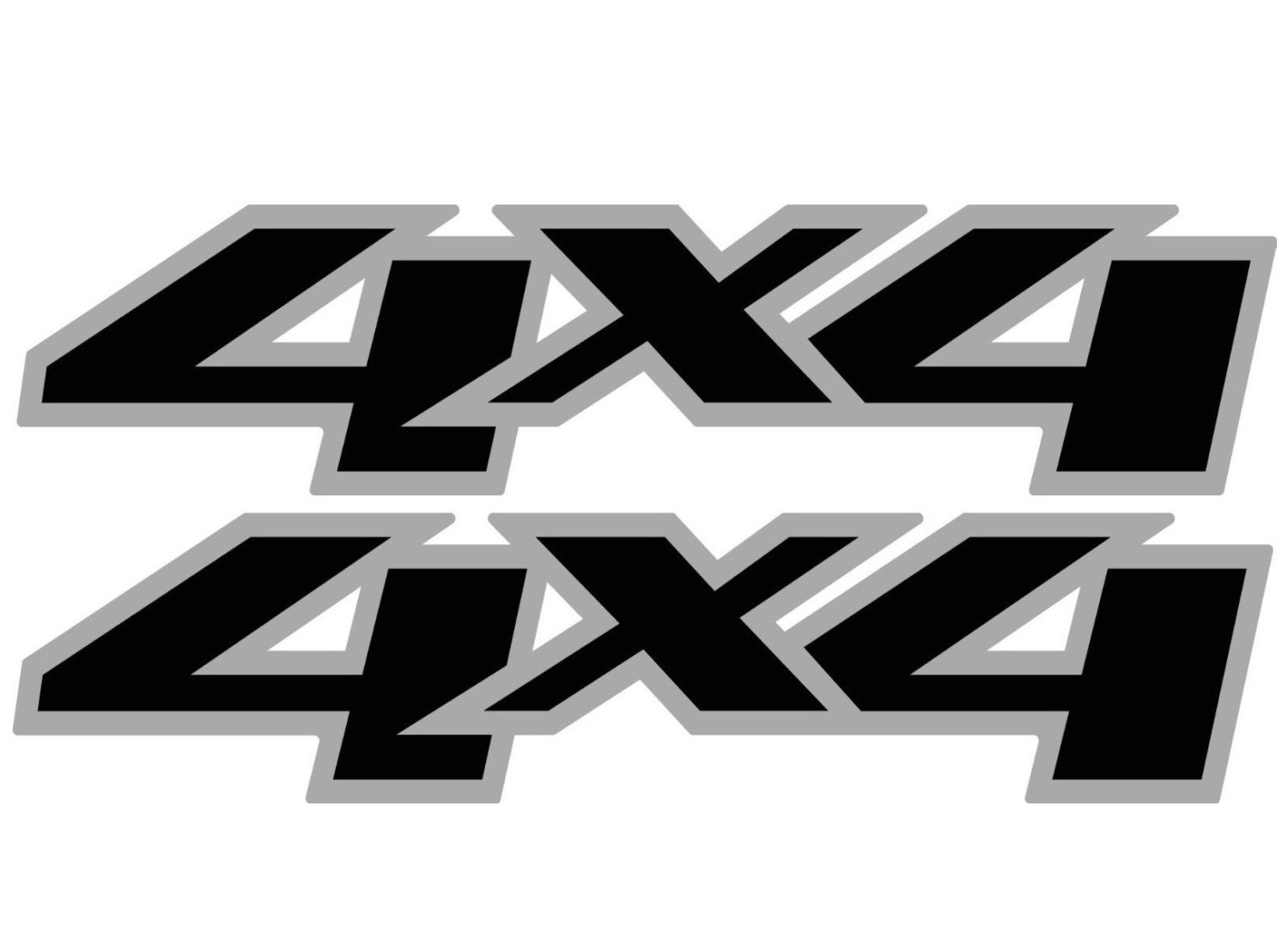 Pair 4x4 Dodge Chevy Ford Truck Stickers Decalst17 Etsy
