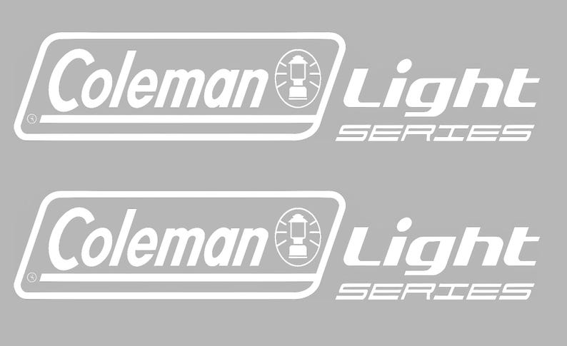 Coleman Rv Label 2 Rv Trailer Camper Coleman Light Series Logo Decals Graphics-3061 - Etsy