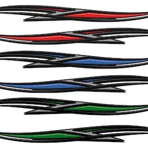 2 RV Trailer Truck Boat Accent Stripe Decals Graphics 41" x 3.5" Color Choice