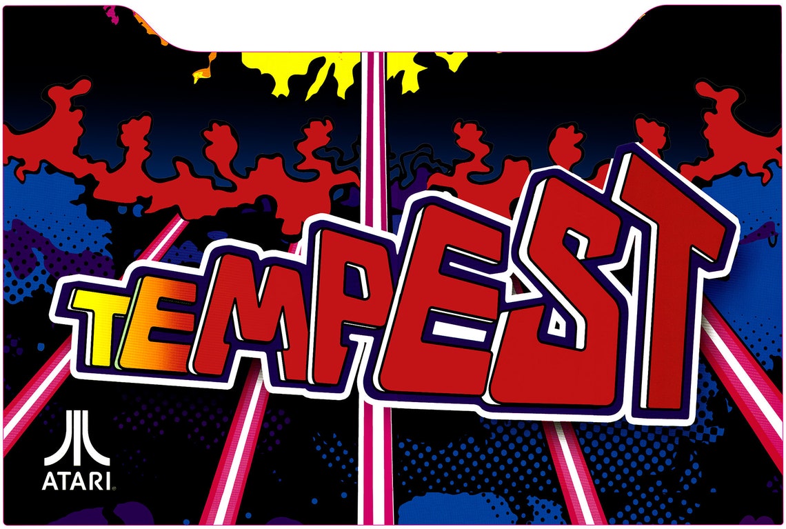 Arcade1up Tempest Arcade Cabinet Riser Graphic Sticker - Etsy