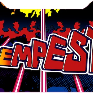 Arcade1up Tempest Arcade Cabinet Riser Graphic Sticker