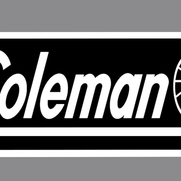 1 Rv Trailer Camper Coleman Logo Graphic Decal