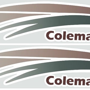 Coleman Rv Label 2 RV Trailer Coleman Caravan Logo Decals Graphics -918 - Etsy