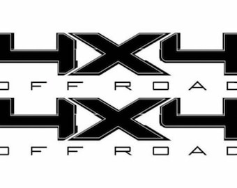 Pair 4x4 Offroad Bed Decals Stickers Ford F-150 Truck-T-44