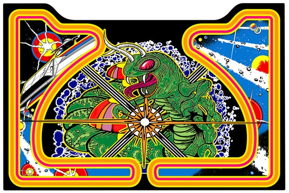 Arcade 1up Cruis'n Exotica Art Set - Game On Grafix