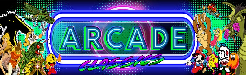 Mame Arcade Multicade Marquee for Reproduction Header/backlit Sign - Etsy