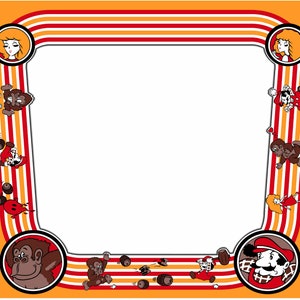 Donkey Kong Arcade Game Monitor Bezel