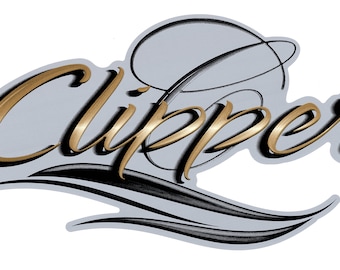 1 RV Trailer Camper Coachmen Clipper Logo Decal Graphic - 2261