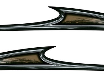 2 RV Trailer Camper Heartland Wilderness Graphics Decals -2918