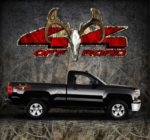 Buy 2 4x4 off Road Truck Camouflage Buck Skull Camo Truck Bed