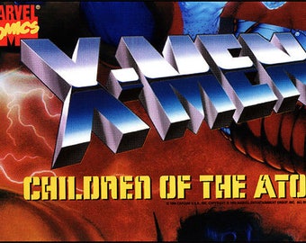 X-men Children of the Atom Poster - CPS2 Capcom - Etsy