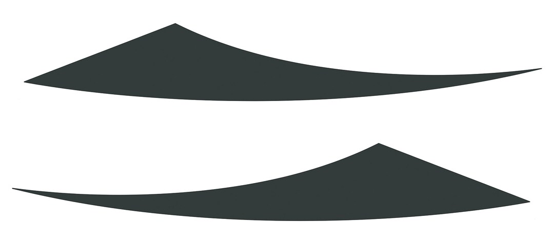 ROCKWOOD ROO RV Trailer Decal Kit – Glossy Black Graphics By 3M